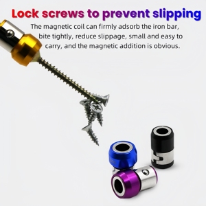 Lichtmetalen Elektrische Magnetische Ringschroevendraaier Bithouder Handige Magnetische Bitring Voor Huishoudelijk En Professioneel Gebruik - Product Image 3