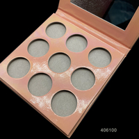 Palette d'ombres à paupières en carton vide, étui d'emballage de palette d'ombres à paupières de maquillage