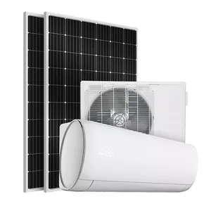 Aire Acondicionado Solar de Uso Doméstico, Juego Completo de 9000-24000 BTU, Eficiencia Energética, con Controlador MPPT PWM, DC Off Grid - Product Image 1