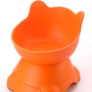 Gamelle inclinée surélevée en plastique pour chat, ergonomique, pour chats et petits chiens, directement de l'usine - Product Image 2