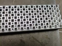 Grille de sécurité en aluminium, plaque perforée antidérapante