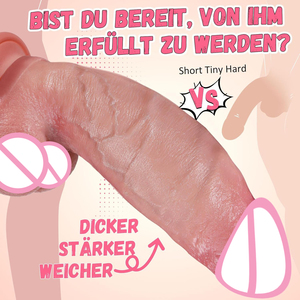 Hochwertige Textur Flexible Riesige Größe Silikon Dildo Fett Erwachsene Masturbation Simulation Dildos mit leistungs starken Saugnapf - Product Image 6