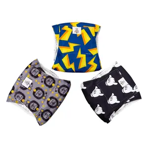 CuteBone High Quality Doggie Diapers Waterproof Pet Diaper Washable Dog Diapers for Male Dogs Reusable