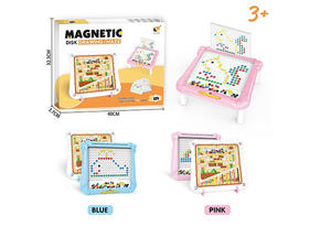 Kinder Puzzle Bildung Kunst Malerei Spielzeug Doppelseitiges Labyrinth Magnetisches Zeichenbrett mit Stand füßen Schreibtafel Spielzeug für Kinder - Product Image 3