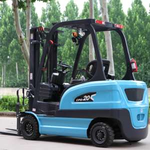 הנמכר ביותר fanyu cpd20 חשמלי ארבעה גלגלים מלגזה 1 טון סוללה עופרת חומצה 60 v140ah 1500 מ "מ רוחב מעבר מ רוחב קו מודל חדש באיכות גבוהה - Product Image 3