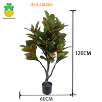 Arbre Banyan Doré H90cm Fabriqué à la Main Intérieur Extérieur Arbre Artificiel pour la Maison Mariage Noël Graduation Nouvel An Célébration