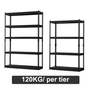Slotted Angle <b>Racks</b> <b>Rack</b> for Shop Slot <b>Shelf</b> Angle Metal Home Storage <b>Shelf</b> Slotted Angle Steel <b>Rack</b> 5 Level Not Boltless - Product Image 1