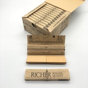 Papel de Liar Natural Ecológico con Banda Elástica, Tamaño King Size Slim, Papeles de Fumar Sin Refinar con Puntas - Product Image 5