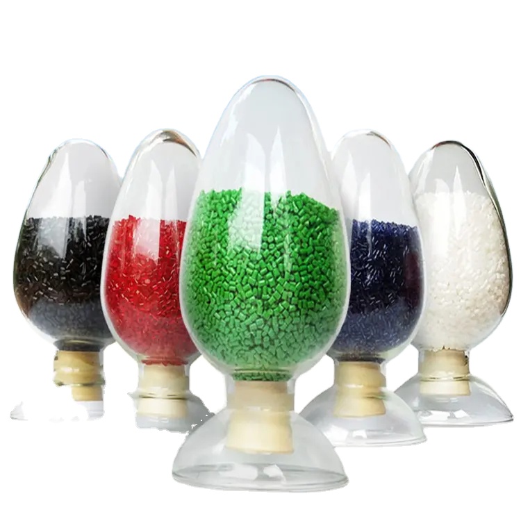 PP PE ABS PS PC PET переработанные гранулы Mutil-цвет синий/зеленый/красный привыкание Masterbatch