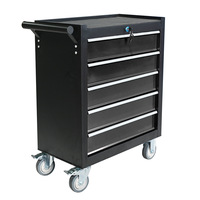 Armoire Métallique de Rangement pour Atelier, Vente Directe d'Usine, 5 Tiroirs, Coffre à Outils en Acier pour Garage