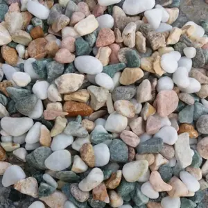 Landscape Blue Unpolished River Pebble Stone Rock