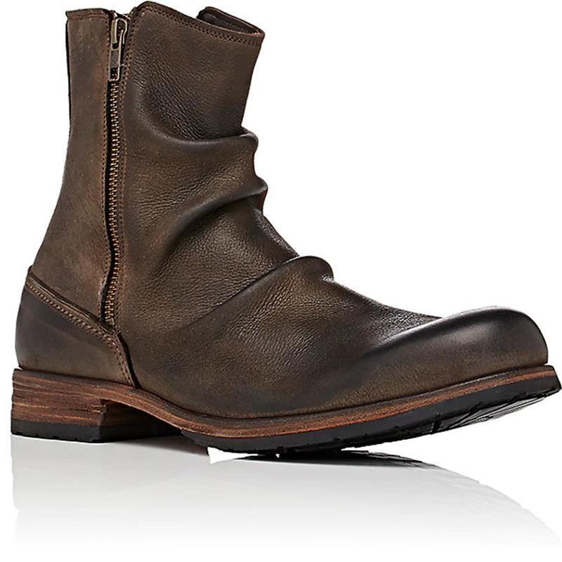 Botas Punta Cuadrada Hombre | MercadoLibre 📦
