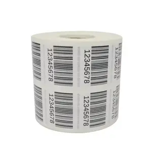 Custom Serial Number Barcode Anti-forgery Label PVC Vinyl Paper Sticker Label Self Adhesive QR Code Sticker