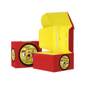 תיבות אריזה של מטוסים שחורים מותאמים אישית עם לוגו צבע מתקפל תיבת משלוח מתנה גלי קרטון גלי תיבת דואר - Product Image 4