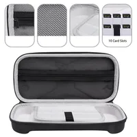 Boîte de rangement pour Nintendo Switch 2, étui rigide antichoc en EVA avec pochette en tissu, double fermeture éclair, poignée, poche pour câble et chargeur, sac de transport
