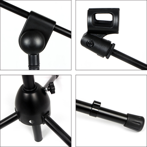 Factory Direct M-786 <strong>Studio</strong> <strong>Monitor</strong> Speaker <strong>Stand</strong> - Tripod Microphone <strong>Stand</strong> with Color Inner Box - Speaker <strong>Stand</strong> Floor - Product Image 3