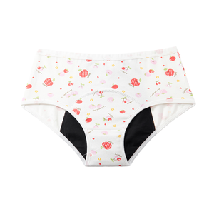 Braguitas Menstruales Absorbentes de 4 Capas para Niñas, Ropa Interior Menstrual de Algodón para Uso Diario, Cintura Sólida, Braguitas para Adolescentes - Product Image 4