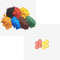 Fabrication, 130, 313, oxyde de fer, rouge, jaune et noir