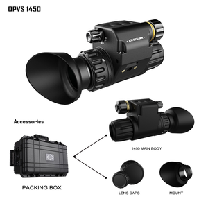 Tubo Intensificador de Imagen Avanzado QPVS1450 FOM1600+ GEN2+ Visión Nocturna 1x 60-68Lp/mm 1500M Uso Táctico de Caza Certificado de Alto Rendimiento - Product Image 5