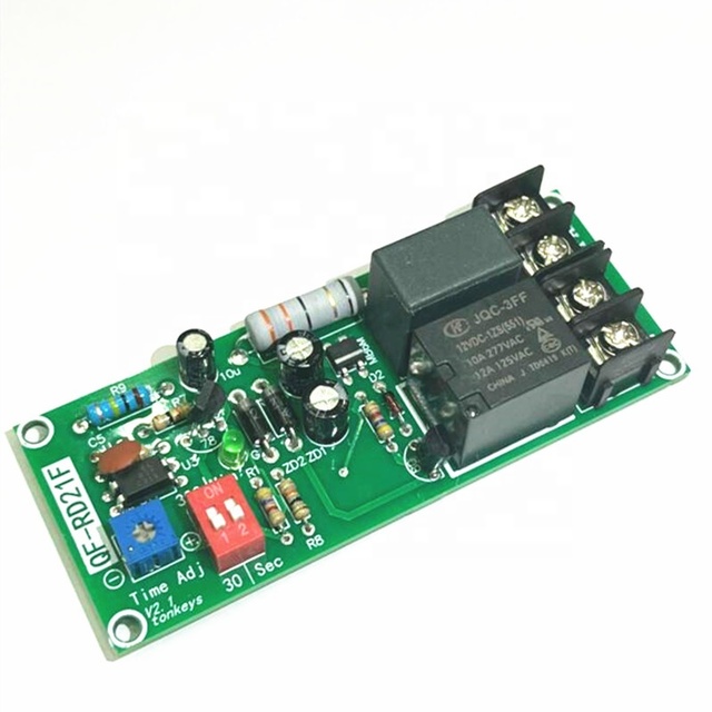 RD21F AC 100V-220V Adjustable Timer Control Relay Module Turn Off Delay Switch Board for Exhaust Fan