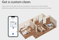 Robot aspirateur et serpillière Dreame D30 Ultra avec aspiration, nettoyage des bords, lavage automatique de la serpillière, séchage à l'air chaud, application intelligente, robot de nettoyage domestique