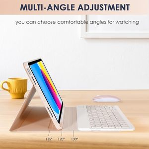 Étui clavier Bluetooth rétroéclairé multi-angles avec emplacement pour stylet pour <span class=keywords><strong>iPad</strong></span> 10e génération <span class=keywords><strong>10</strong></span>,9 pouces, coque de protection fine - Product Image 6