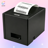 Printer Thermal AIXW 80mm, Printer Tagihan Jaringan LAN untuk Kasir POS Toko Ritel Supermarket