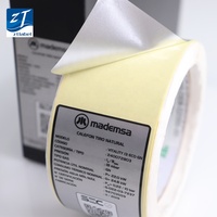 Étiquettes adhésives imperméables en feuille d'argent pour produits électroniques, autocollants en PET, papier, aluminium, codes QR, pelliculage argent mat