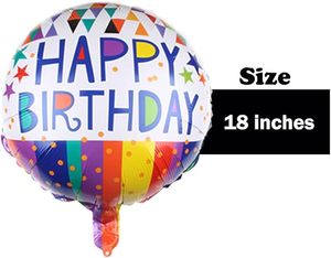 50 Globos de Aluminio para Fiesta de Cumpleaños, Globos Inflables Redondos de 18 Pulgadas para Fiestas de Cumpleaños de Niños y Niñas, Decoración para Baby Shower - Product Image 4