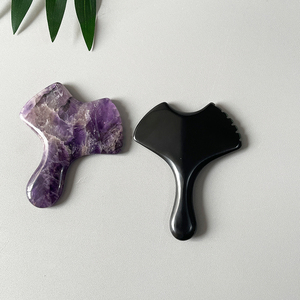Masseur facial <span class=keywords><strong>Gua</strong></span> <span class=keywords><strong>Sha</strong></span> en améthyste, outils <span class=keywords><strong>de</strong></span> massage <span class=keywords><strong>Gua</strong></span> <span class=keywords><strong>Sha</strong></span> en <span class=keywords><strong>pierre</strong></span> <span class=keywords><strong>de</strong></span> Bian noire pour le visage et le corps, <span class=keywords><strong>Gua</strong></span> <span class=keywords><strong>Sha</strong></span> en jade avec - Product Image 6