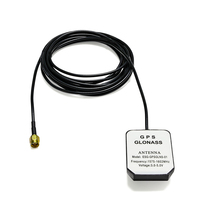 Antena Externa de Alta Ganancia 2g 3g 4g 5g 1575.42MHZ, Antena de Parche Activa de 28dbi RG174 para Coche, Barco, Glonass, Gnss, Gps