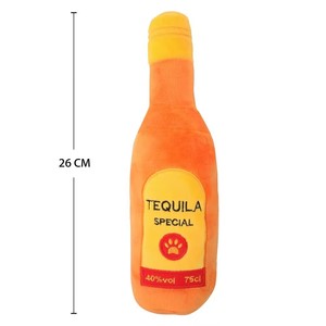 Divertido juguete de perro de peluche para botellas de vino Impreso <span class=keywords><strong>Vodka</strong></span> Whisky Tequila Colección de botellas de cerveza - Product Image 6