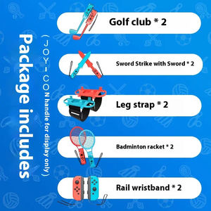 Игровой контроллер-грип 10-в-1 для спортивных игр, высококачественный, из ABS-пластика, проводной, с защитной конструкцией - Product Image 6