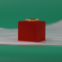 Vente directe usine – Gâteau mousse saveur kaki, faible en gras, certifié Halal, de haute qualité, OEM/ODM