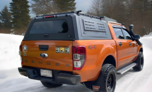 <span class=keywords><strong>Hardtop</strong></span> double cabine 4x4 avec fenêtres en acier inoxydable, auvent de camion imperméable pour Ford <span class=keywords><strong>F150</strong></span>, lit en acier pour pick-up - Product Image 4