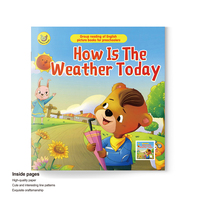 Livre d'activités personnalisé pour enfants, livre d'images en anglais pour le développement des intérêts des enfants, livre de lecture en gros pour la maternelle
