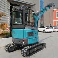 Mini-excavatrice neuve de 2 tonnes, certifiée EPA, moteur diesel KUBOTA USA, mini-excavatrice compacte pour la construction et l'aménagement paysager