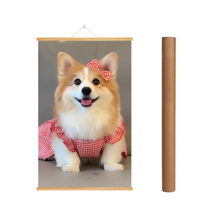 High Quality DIY Modern Wooden Poster <strong>Hanger</strong> Customized Magnetic Picture Painting Frame Movable Function Wooden Picture Frame - Product Image 6