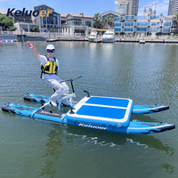 Vente en gros d'usine : Bateaux à pédales aquatiques, Kayaks gonflables, Vélos aquatiques gonflables avec planches à pagaie