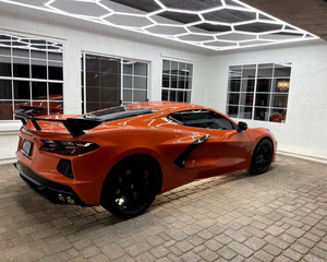 La fabbrica di SUEZ vende di lusso esagonale luce a LED con dettagli per auto Showroom luci Garage - Product Image 3