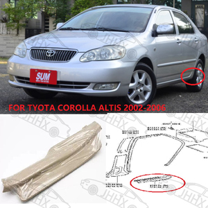 แผ่นกันสึกประตูหน้า-หลัง สำหรับรถยนต์โตโยต้า โคโรลล่า อัลติส ปี 2001 <span class=keywords><strong>2002</strong></span> 2003 2004 2005 2006 - Product Image 1