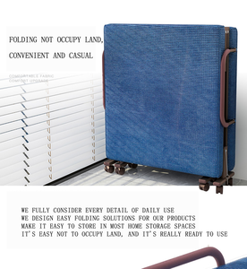 Modern Furniture <strong>Single</strong> Sofa <strong>Adjustable</strong> Metal Folding Sofa <strong>Bed</strong> Wall <strong>Bed</strong> - Product Image 4