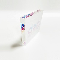 Bloc acrylique de cadeaux commémoratifs imperméables d'affichage de bureau multicolore d'impression UV personnalisée