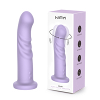 WINYI WY0800 RENEE 360° Rotierender Dildo-Vibrator für Frauen Wasserdichter Weicher Silikon G-Punkt-Massagegerät USB-Aufladbares Sexspielzeug