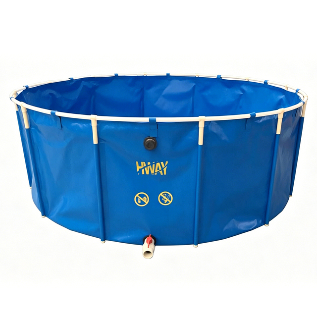 7000l, 5000l, 3000l Round or Square PVC Foldable Fish Pond/ Fish Pool for Fish Farm Breeding and Water Storage