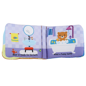 <span class=keywords><strong>Livre</strong></span> en tissu doux 3D Ours, design OEM, lavable, jouet d'activités pour bébé, thème <span class=keywords><strong>Bonne</strong></span> <span class=keywords><strong>Nuit</strong></span>, avec fonctions éducatives précoces, en coffret - Product Image 6