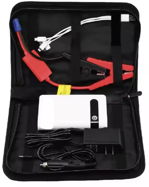 Wireless Jump Starter with AC/DC Charger Wire Car Portable Jump Starter