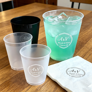 Gobelet en plastique à paroi simple de 16 oz, imprimé offset avec revêtement PE, personnalisable avec logo, écologique et jetable pour café et thé – Vente en gros - Product Image 1