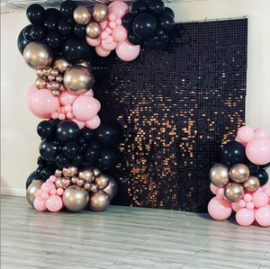 2024 miroitant paillettes <span class=keywords><strong>mur</strong></span> or/argent miroir paillettes panneau toile de fond pour les événements de décoration de fête de mariage - Product Image 5