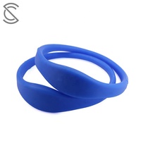 Pulsera de Silicona Luminosa con NFC RFID |   NTAG213/215/216 13.56MHz |   Código QR Personalizado, Ecológico, de Caucho Reciclado, Resistente al Agua